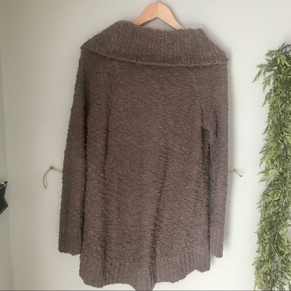 Anthropologie Moth Nubby Chunky Cowl Knit Sweater - Picture 13 of 16